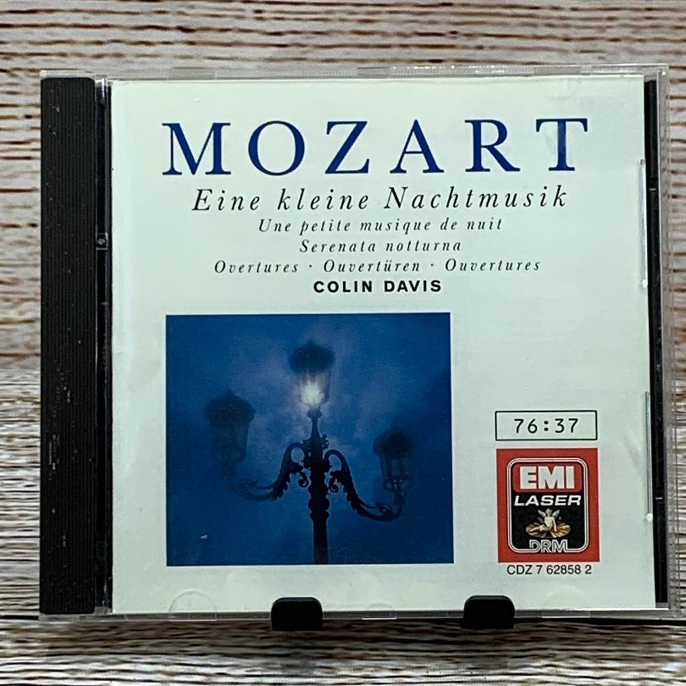 Mozart‎ Eine kleine Nachtmusik Overtures [1990 CD] Colin Davis EMI Classical